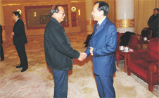 國(guó)家質(zhì)檢總局副局長(zhǎng)蒲長(zhǎng)城親切接見時(shí)任中國(guó)質(zhì)量檢驗(yàn)協(xié)會(huì)會(huì)長(zhǎng)李保國(guó)并詢問協(xié)會(huì)的工作